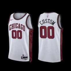 Chicago Bulls Custom 2022-23 City Edition Jersey White