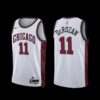 Chicago Bulls Dalen Terry 2022-23 White Association Edition Jersey