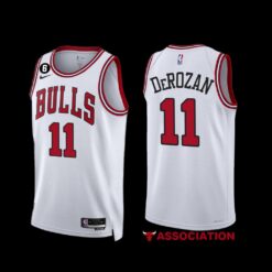Chicago Bulls DeMar DeRozan 2022-23 White Association Edition Jersey