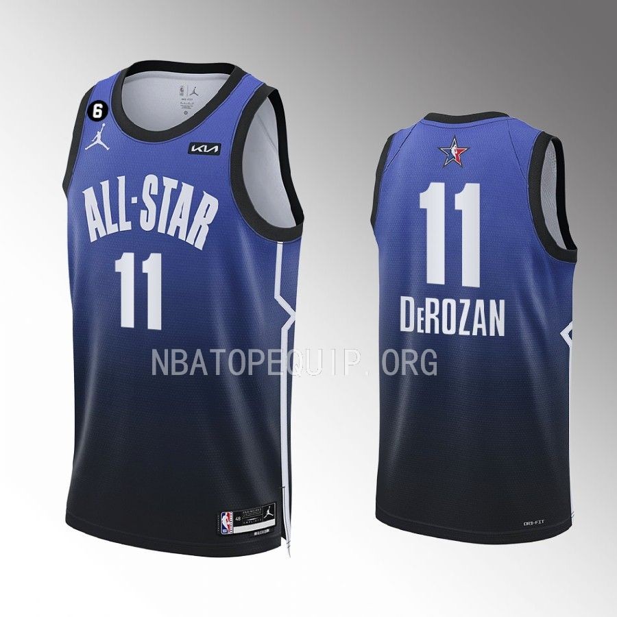Chicago Bulls DeMar DeRozan 2023 NBA All-Star Blue Jersey Chicago Bulls DeMar DeRozan 2023 NBA All-Star Blue Jersey