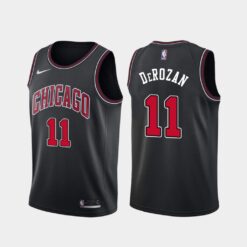 Chicago Bulls DeMar DeRozan Black Statement Edition Jersey