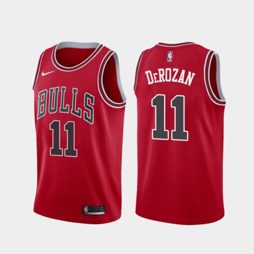 Chicago Bulls DeMar DeRozan Red Icon Edition Jersey