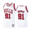 Chicago Bulls Dennis Rodman White Vintage Jersey
