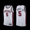 Chicago Bulls Derrick Rose Black Throwback Jersey