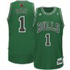 Chicago Bulls Derrick Rose White Throwback Jersey
