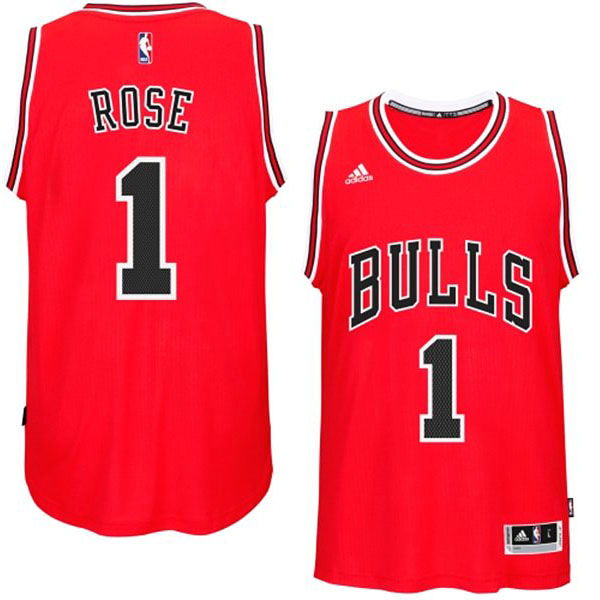 Chicago Bulls Derrick Rose Red Throwback Jersey Chicago Bulls Derrick Rose Red Throwback Jersey