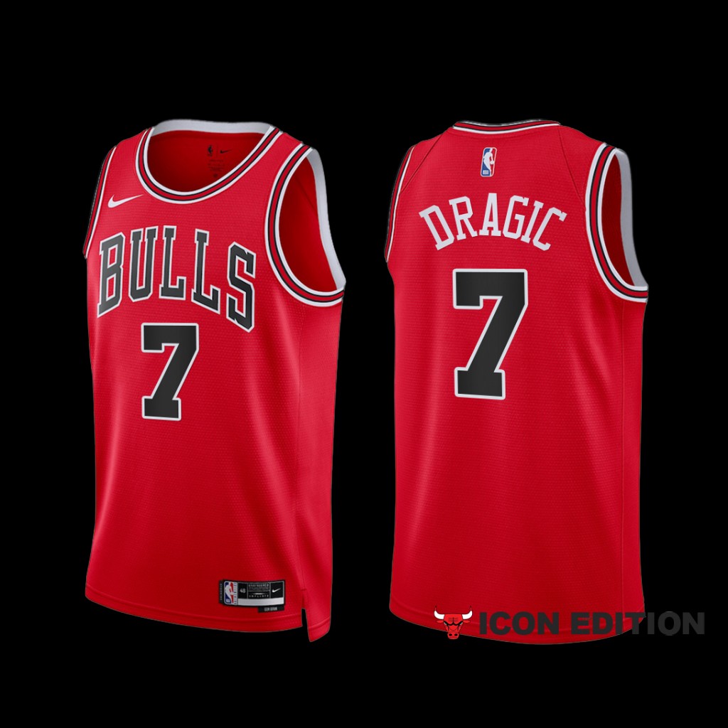 Chicago Bulls Goran Dragic 2022-23 Red Icon Edition Jersey Chicago Bulls Goran Dragic 2022-23 Red Icon Edition Jersey
