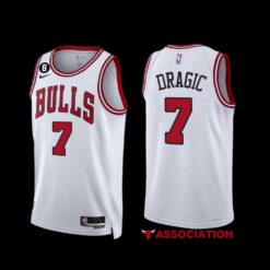 Chicago Bulls Goran Dragic 2022-23 White Association Edition Jersey
