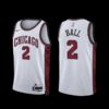 Chicago Bulls Malcolm Hill 2022-23 Association Edition Jersey White