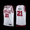 Chicago Bulls Lonzo Ball 2022-23 White Association Edition Jersey