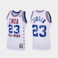 Chicago Bulls Michael Jordan 1988 All Star White Throwback Jersey