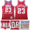 Chicago Bulls Michael Jordan 1988 All Star White Throwback Jersey