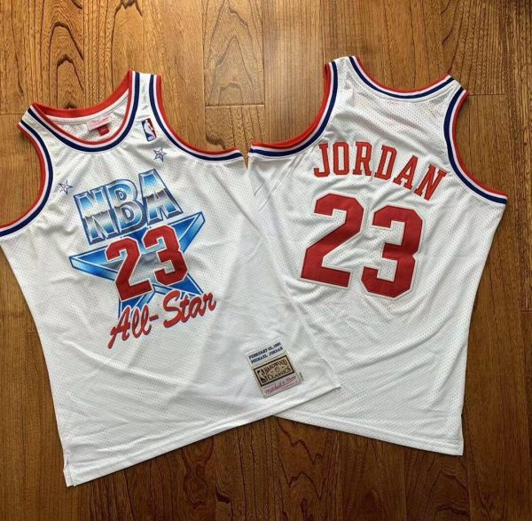 Chicago Bulls Michael Jordan 1991 All Star White Throwback Jersey Chicago Bulls Michael Jordan 1991 All Star White Throwback Jersey