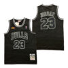 Chicago Bulls Michael Jordan Black Chicago Throwback Jersey