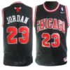 Chicago Bulls Michael Jordan Black 1997 1998 Throwback Jersey