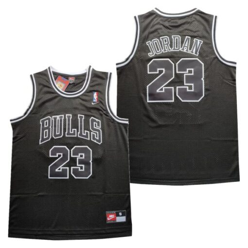 Chicago Bulls Michael Jordan Black Commemorative Edition Jersey