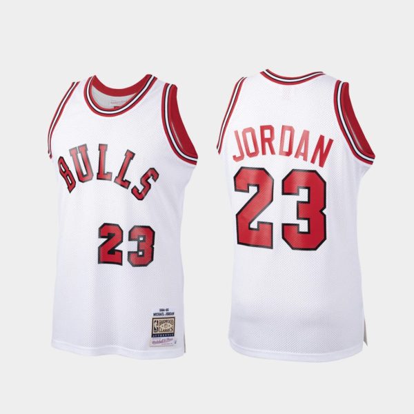 Chicago Bulls Michael Jordan Bulls White 1984-85 Throwback Jersey Chicago Bulls Michael Jordan Bulls White 1984-85 Throwback Jersey