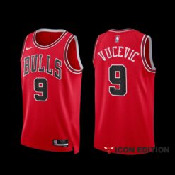 Chicago Bulls Nikola Vucevic 2022-23 Red Icon Edition Jersey