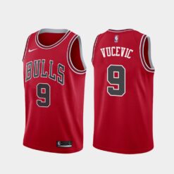 Chicago Bulls Nikola Vucevic Red Icon Edition Jersey