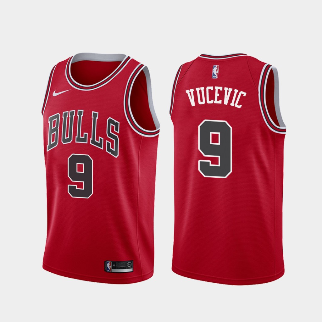 Chicago Bulls Nikola Vucevic Red Icon Edition Jersey Chicago Bulls Nikola Vucevic Red Icon Edition Jersey