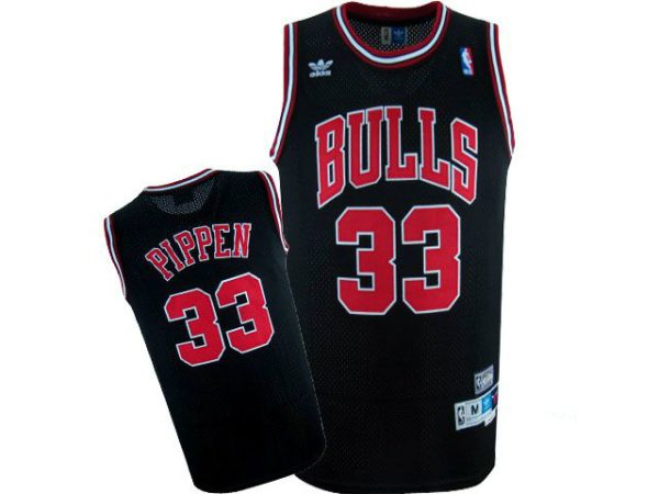 Chicago Bulls Scottie Pippen Black Throwback Jersey Chicago Bulls Scottie Pippen Black Throwback Jersey