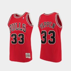 Chicago Bulls Scottie Pippen Red 1997-98 Throwback Jersey
