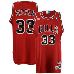 Chicago Bulls Scottie Pippen Red Throwback Jersey