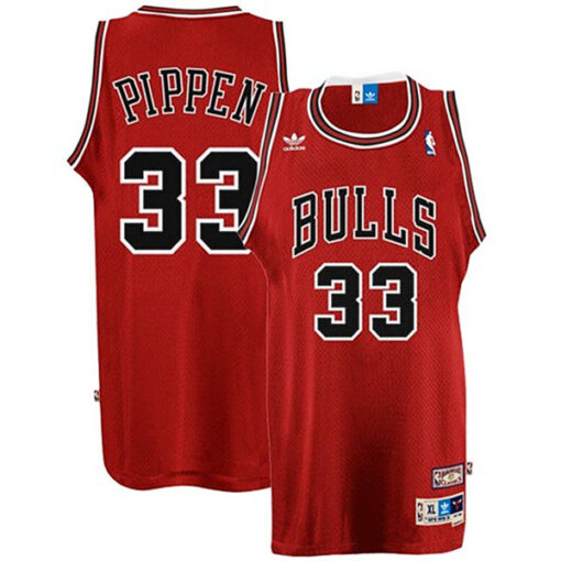 Chicago Bulls Scottie Pippen Red Throwback Jersey