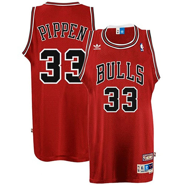 Chicago Bulls Scottie Pippen Red Throwback Jersey Chicago Bulls Scottie Pippen Red Throwback Jersey