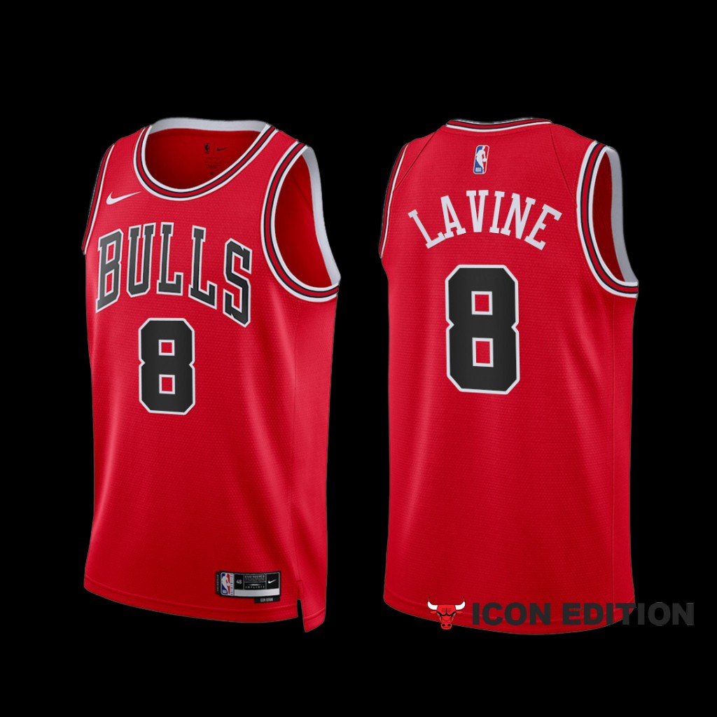 Chicago Bulls Zach LaVine 2022-23 Red Icon Edition Jersey Chicago Bulls Zach LaVine 2022-23 Red Icon Edition Jersey