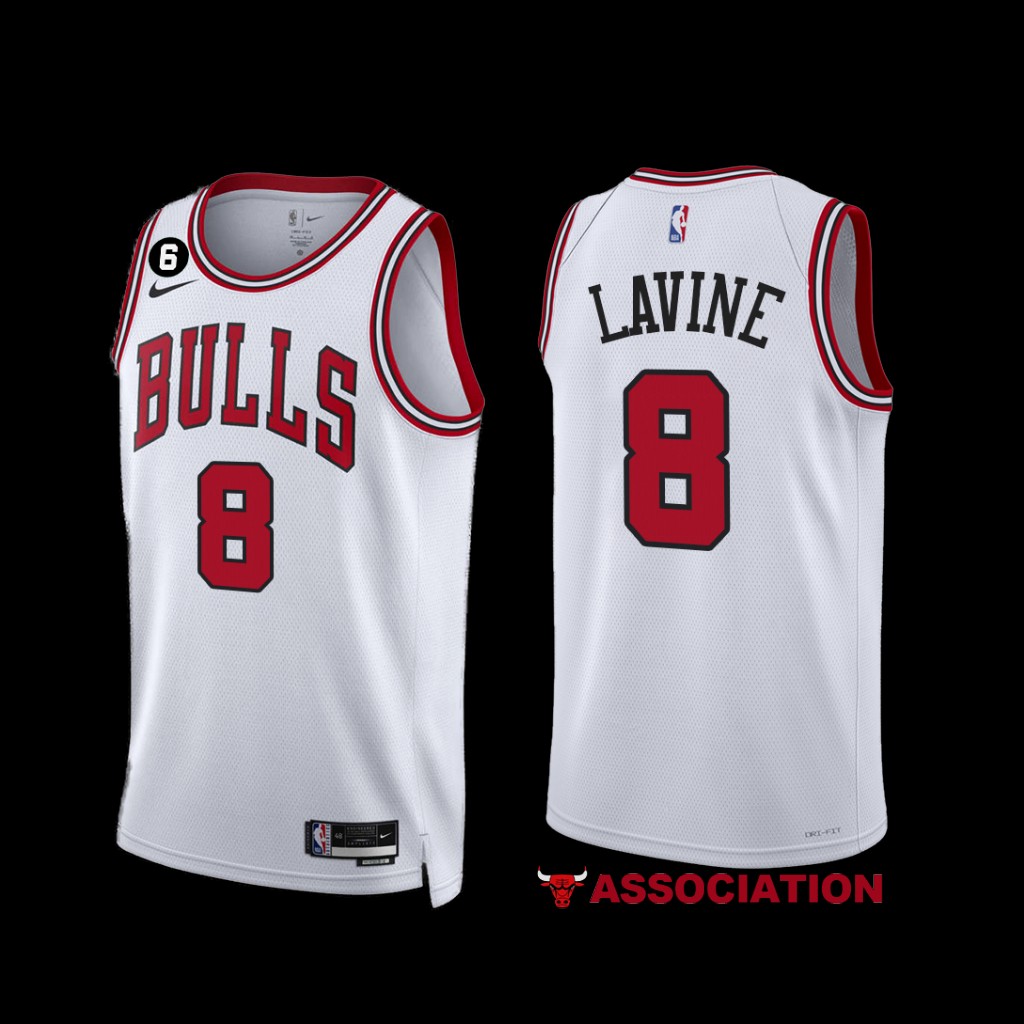 Chicago Bulls Zach LaVine 2022-23 White Association Edition Jersey Chicago Bulls Zach LaVine 2022-23 White Association Edition Jersey