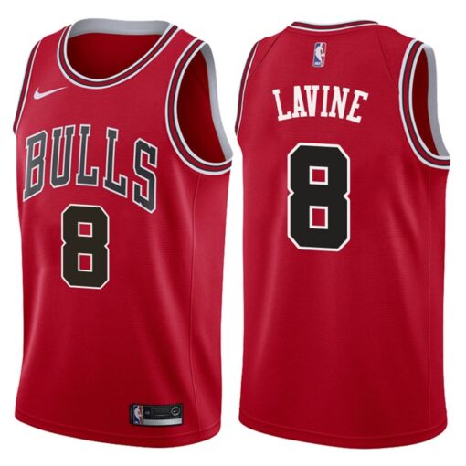 Chicago Bulls Zach LaVine Red Icon Edition Jersey