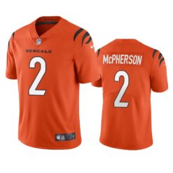 Cincinnati Bengals Evan McPherson Orange Limited Jersey