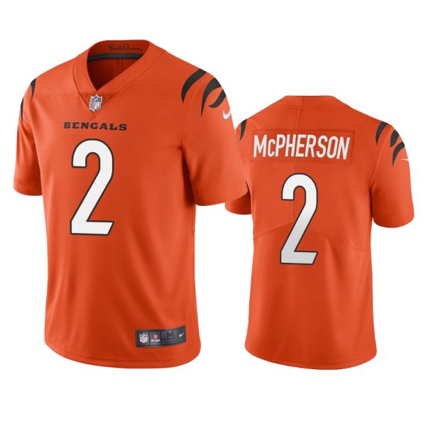Cincinnati Bengals Evan McPherson Orange Limited Jersey Cincinnati Bengals Evan McPherson Orange Limited Jersey