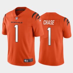 Cincinnati Bengals Ja’Marr Chase 2021 Orange Limited Jersey