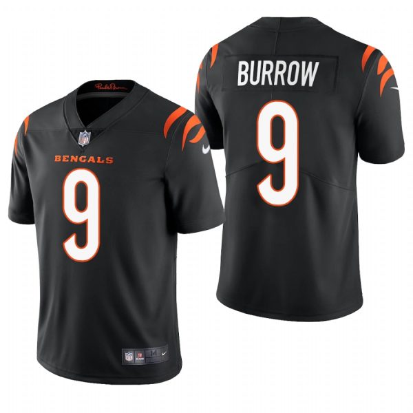 Cincinnati Bengals Joe Burrow 2021 Black Limited Jersey Cincinnati Bengals Joe Burrow 2021 Black Limited Jersey