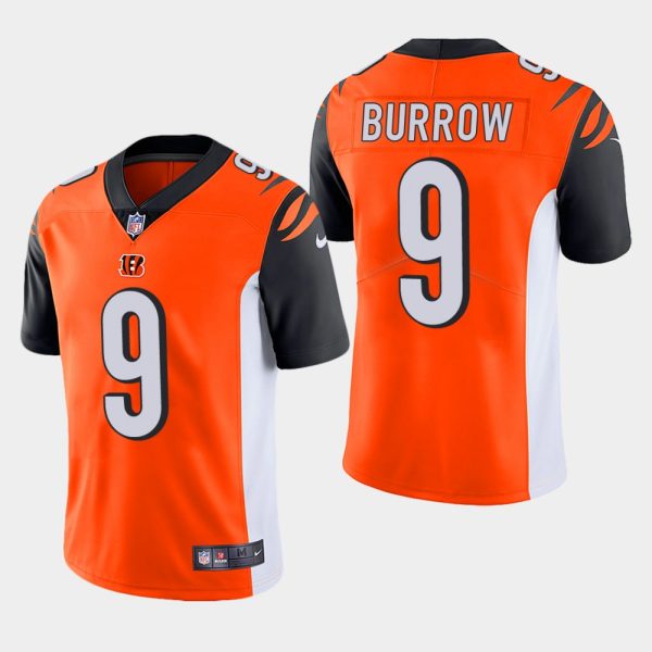 Cincinnati Bengals Joe Burrow Orange Limited Jersey Cincinnati Bengals Joe Burrow Orange Limited Jersey