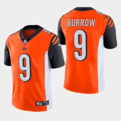 Cincinnati Bengals Joe Burrow Orange Limited Jersey