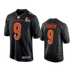Cincinnati Bengals Joe Burrow Super Bowl LVI Black Fashion Limited Jersey