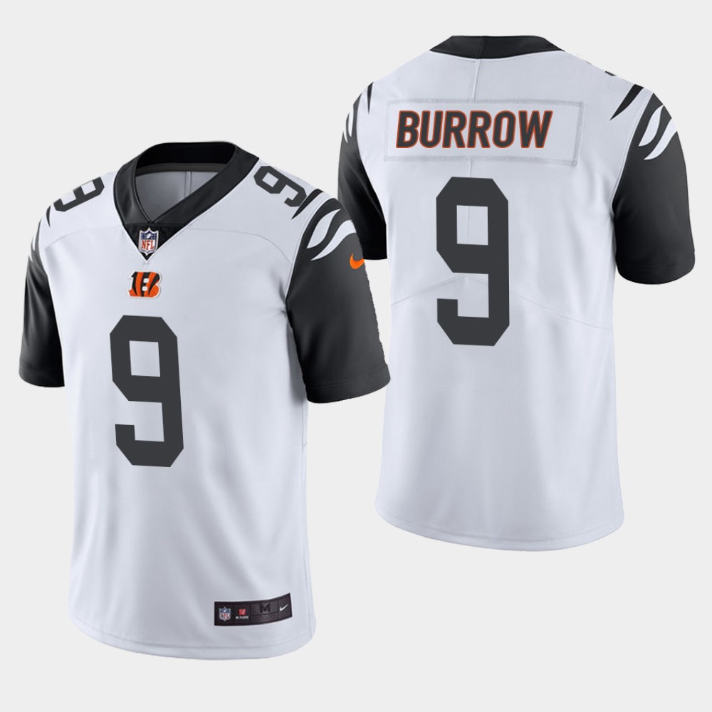 Cincinnati Bengals Joe Burrow White Color Rush Limited Jersey Cincinnati Bengals Joe Burrow White Color Rush Limited Jersey