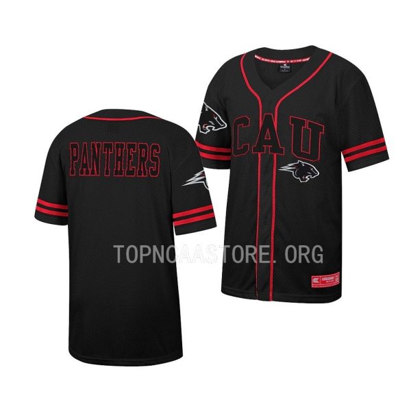 Clark Atlanta University Panthers Free Spirited Black College Baseball Jersey Clark Atlanta University Panthers Free Spirited Black College Baseball Jersey