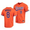 Clemson Tigers Blake Wright College Baseball Jersey Purple