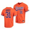 Clemson Tigers Bryar Hawkins College Baseball Jersey White