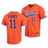 Clemson Tigers Caden Grice College Baseball Jersey White