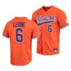 Clemson Tigers Dylan Brewer College Baseball Jersey Orange