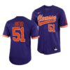 Clemson Tigers Stevie Wilkerson College Baseball Jersey Orange