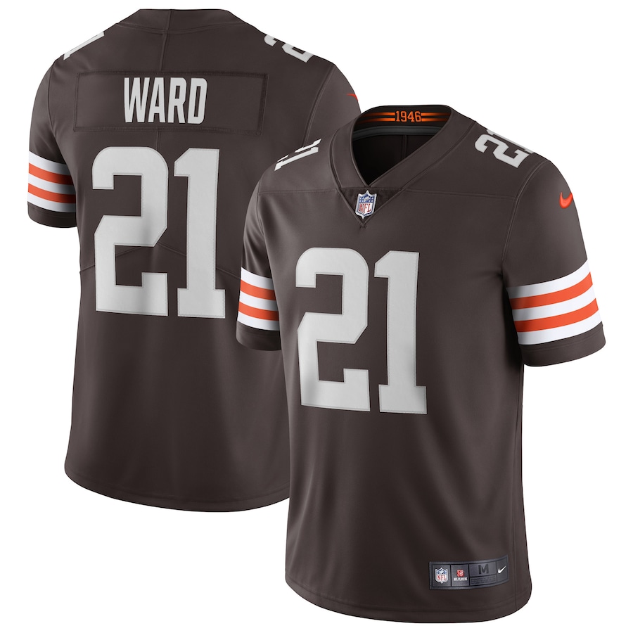 Cleveland Browns Denzel Ward Brown Limited Jersey Cleveland Browns Denzel Ward Brown Limited Jersey