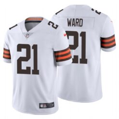 Cleveland Browns Denzel Ward White Limited Jersey