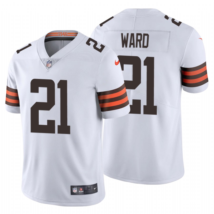 Cleveland Browns Denzel Ward White Limited Jersey Cleveland Browns Denzel Ward White Limited Jersey