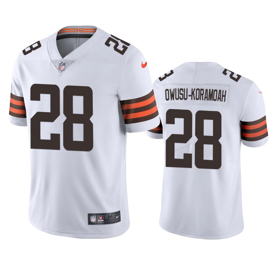 Cleveland Browns Jeremiah Owusu-Koramoah White Limited Jersey Cleveland Browns Jeremiah Owusu-Koramoah White Limited Jersey